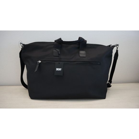 DKNY R24XEW09 Large Black Luca Overnighter Duffle Bag $228 - Picture 8 of 16